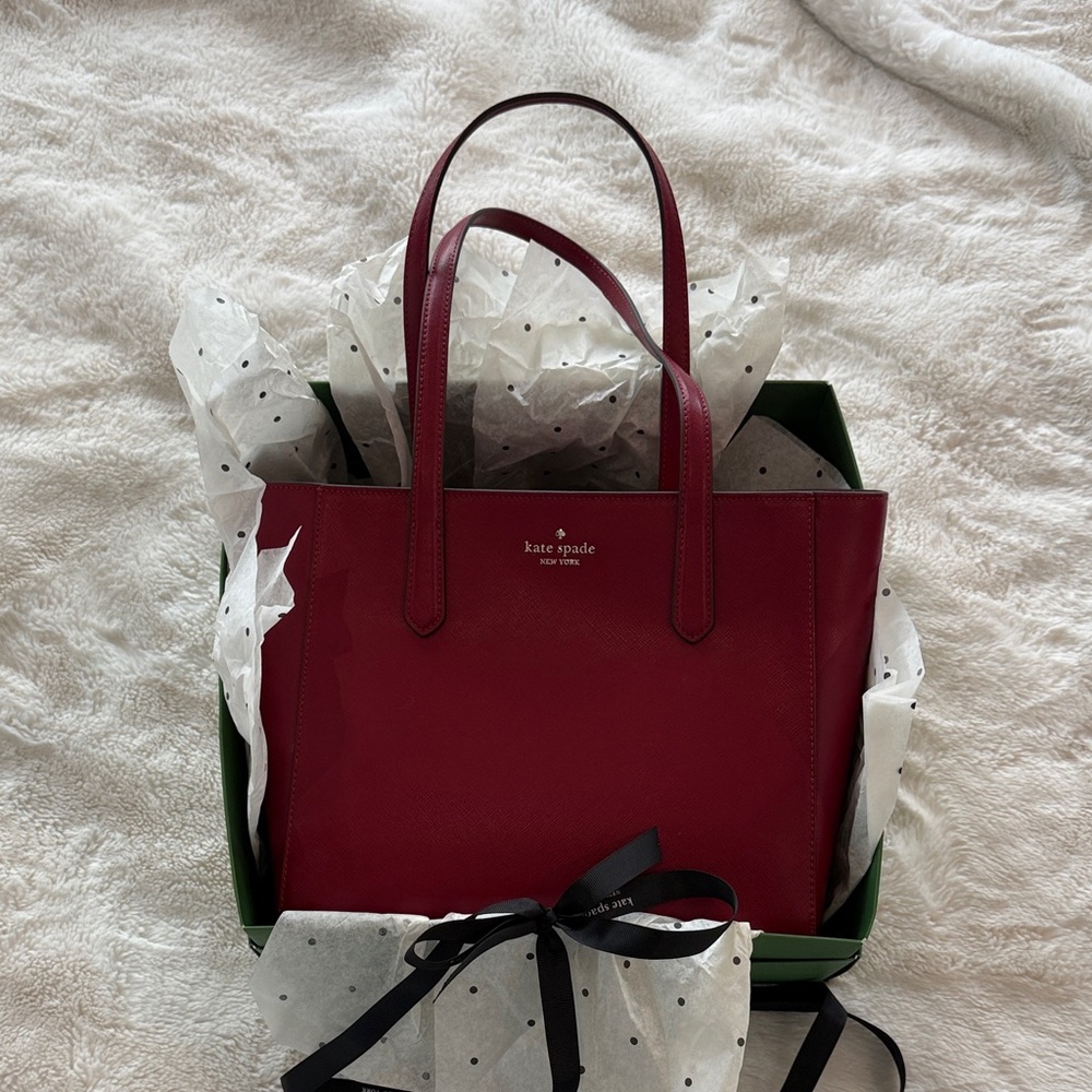 Kate Spade deep red purse